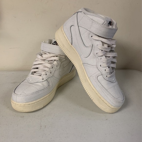 Nike Shoes - Nike Women's SIZE 6.5 Air Force 1 '07 Mid Sneakers, Summit White